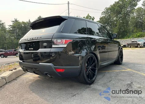 2016 Land Rover Range Rover Sport Hse z USA, uszkodzony, nr VIN SALWR2KF9GA595134